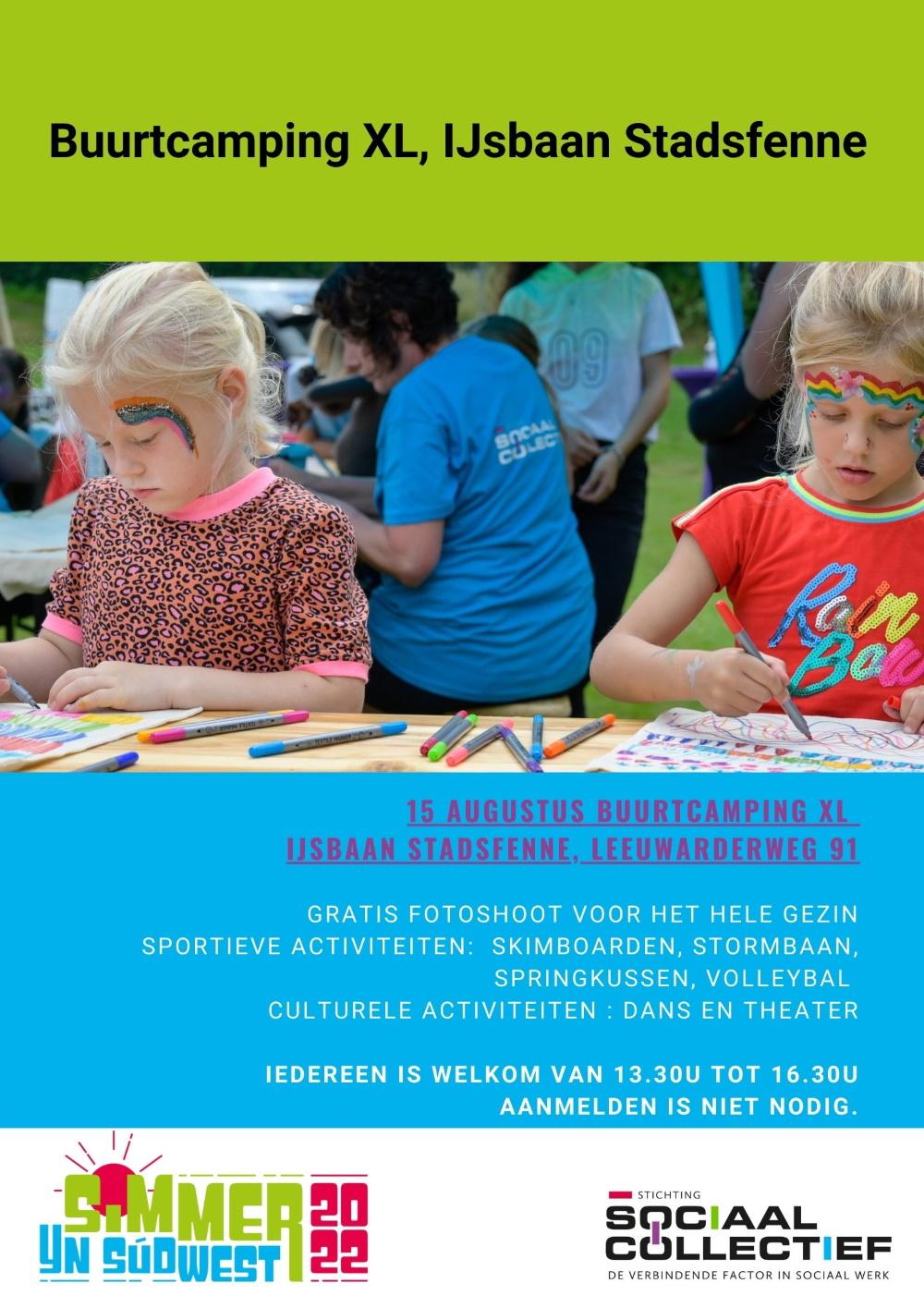 Buurtcamping XL op 15 augustus 2022 op de ijsbaan