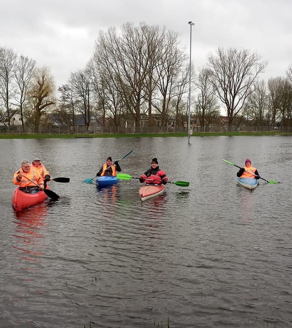 Sneker IJsbaan is kanoproof