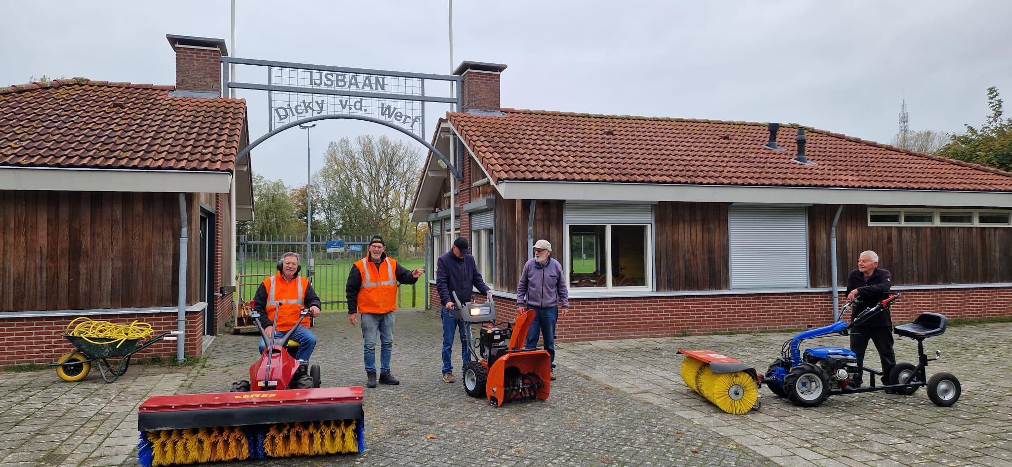 machines klaar voor de winter