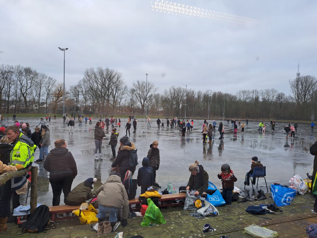 IJs op de baan, januari 2024